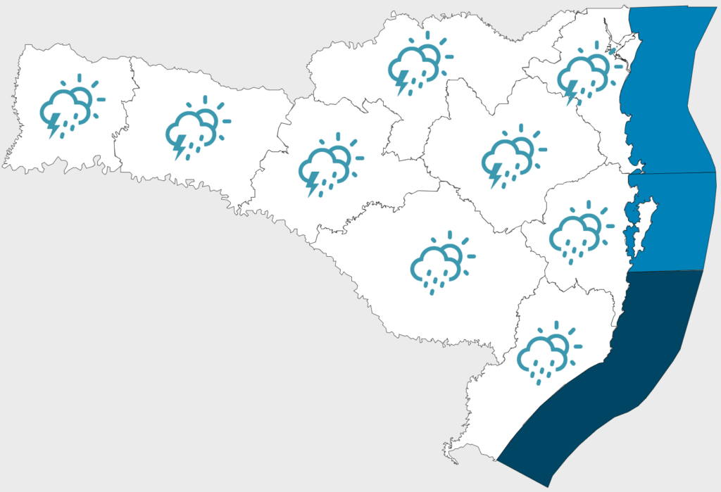 Confira a previsão do tempo para esta segunda-feira (4)