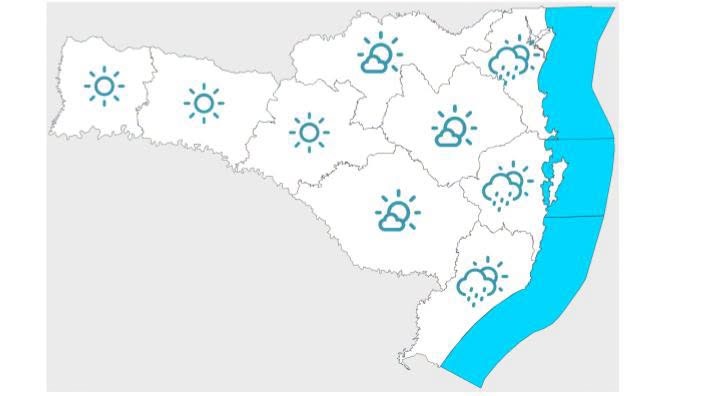 Confira a previsão do tempo para esta segunda-feira (1º)