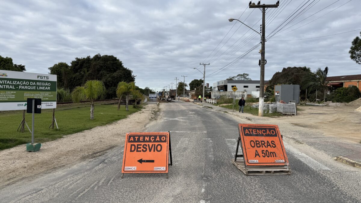 Obras do Parque Linear alteram trânsito na Avenida Celeste Recco