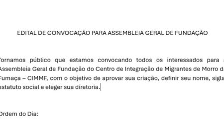 Edital de Convocação - Associação do Cemitério Nossa Senhora do Carmo