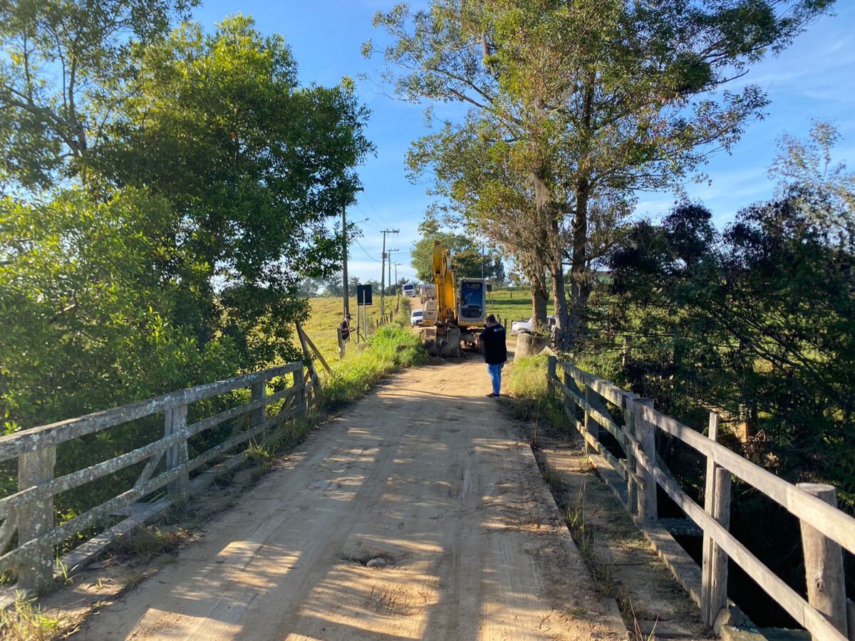 Ponte é interditada em Morro da Fumaça para construção de nova estrutura