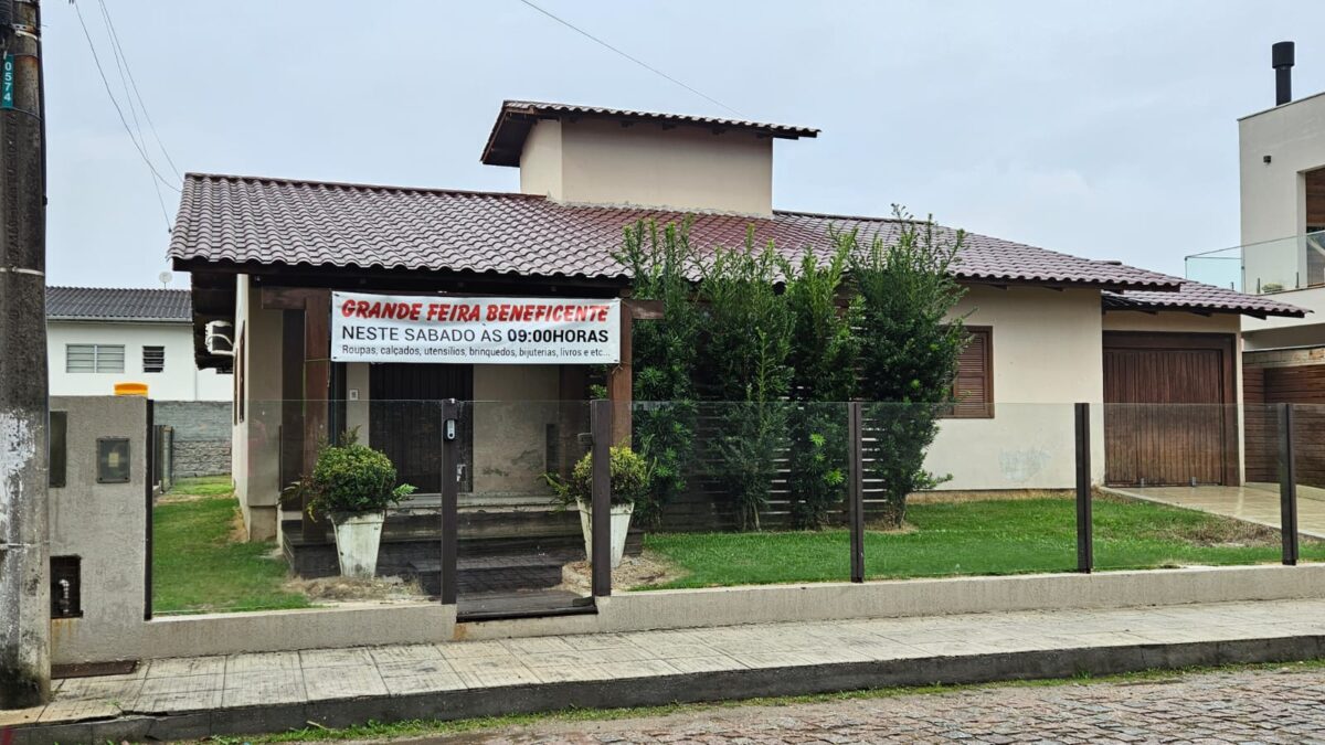Bazar beneficente da Associação Berço de Jesus acontece neste sábado