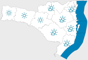 Confira a previsão do tempo para esta segunda-feira (13)