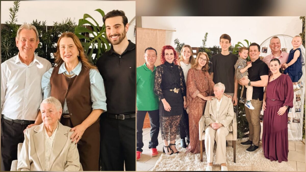 Missa e almoço marcam a celebração dos 100 anos de Dona Carmelina