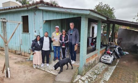Casa com risco de desabar mobiliza ação voluntária em Morro da Fumaça