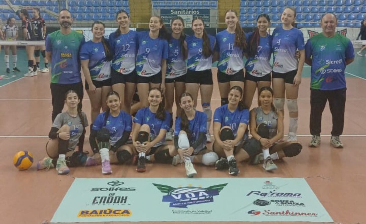 Voleibol feminino de Morro da Fumaça encerra participação nos Joguinhos Abertos de Santa Catarina