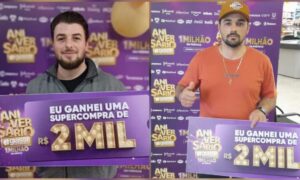 Mais dois clientes de Morro da Fumaça faturam vale-compras de R$ 2 mil no Giassi