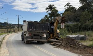 Obras para implantação de ciclovia na Rodovia Tranquilo Sartor iniciam em Morro da Fumaça