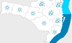 Confira a previsão do tempo para esta segunda-feira (24)