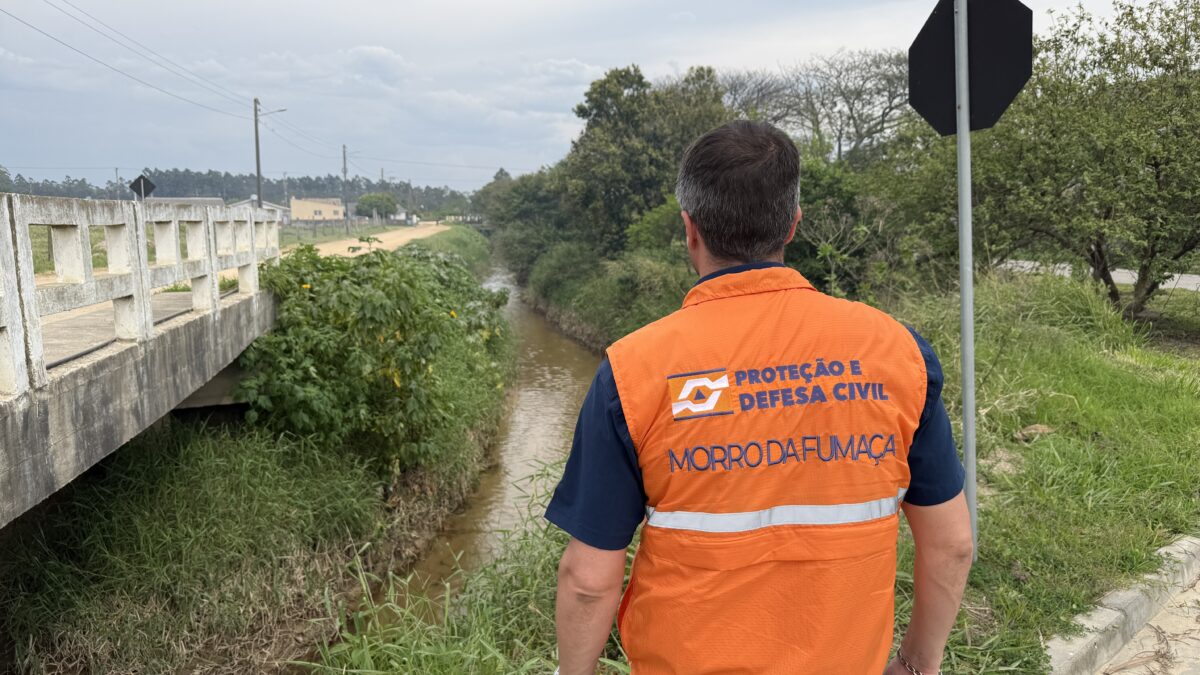 Defesa Civil de Morro da Fumaça acompanha previsão de chuva intensa para a região