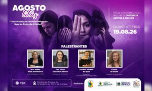 Evento alusivo ao Agosto Lilás mobiliza Morro da Fumaça pelo enfrentamento à violência contra a mulher