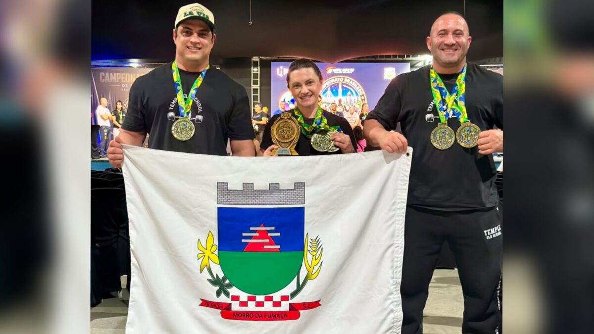 Atletas fumacenses brilham no Brasileiro e conquistam vaga para o Mundial de Powerlifting na Polônia