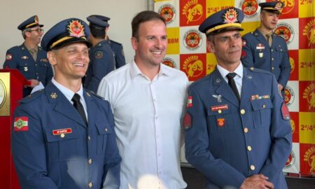 Quartel do Corpo de Bombeiros Militar de Morro da Fumaça tem novo comandante