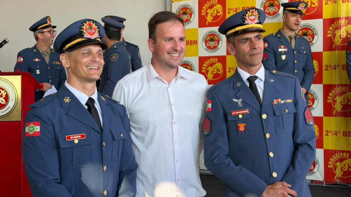 Quartel do Corpo de Bombeiros Militar de Morro da Fumaça tem novo comandante