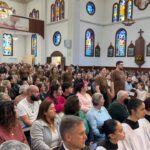 Igreja Matriz fica lotada no dia de São Roque em Morro da Fumaça