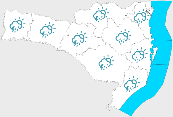 Confira a previsão do tempo para esta segunda-feira (3)