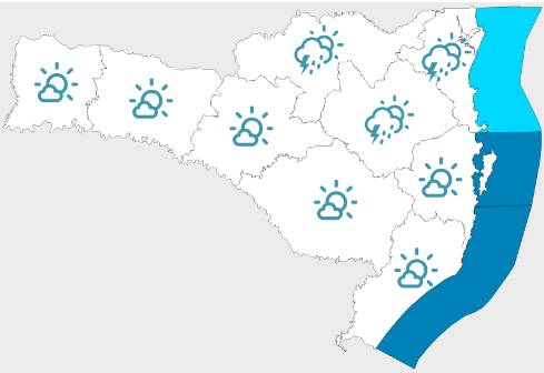 Confira a previsão do tempo para esta segunda-feira (10)