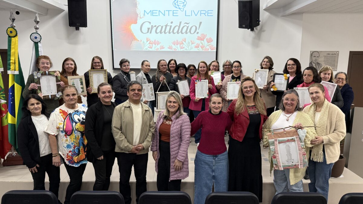 Clubes de Mães promovem atividade de autovalorização em Morro da Fumaça