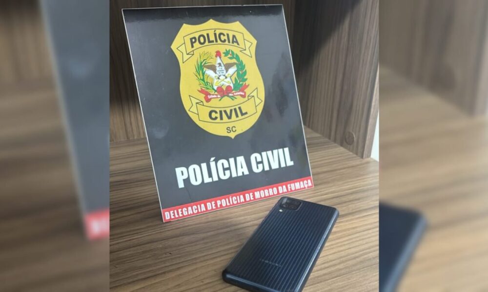 Delegacia de Polícia de Morro da Fumaça recupera aparelho celular furtado
