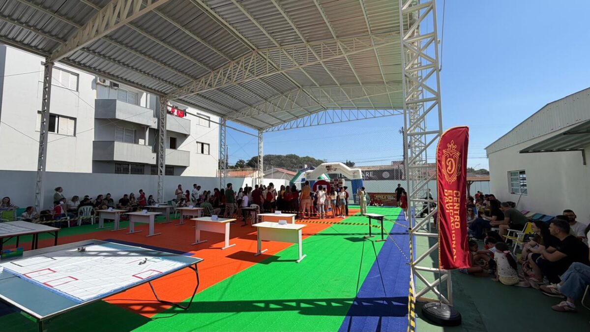 Dia da Família marca inauguração de quadra esportiva no Centro Educacional Davi