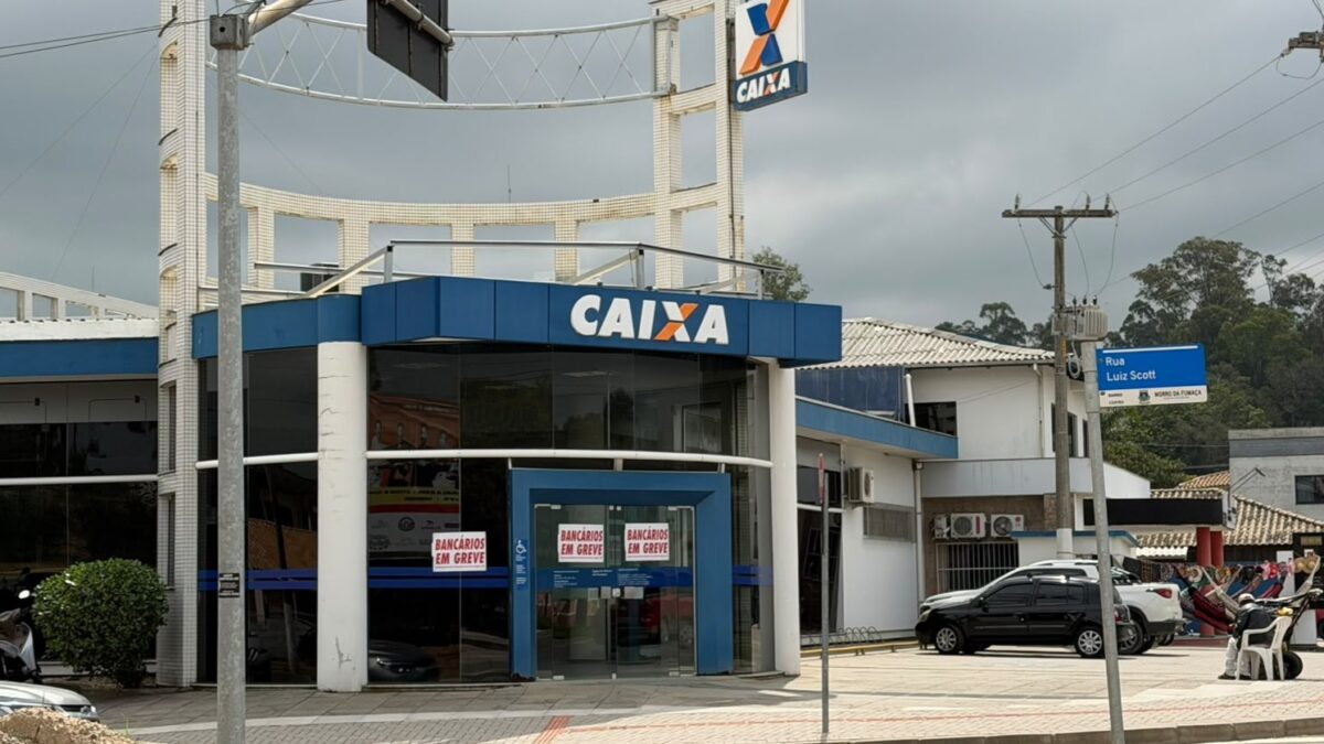 Greve dos bancários suspende atendimento presencial da Caixa em Morro da Fumaça