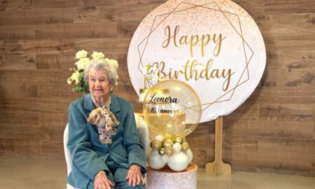Dona Leonor Casagrande Pellegrin completa 100 anos e reúne a família para celebrar
