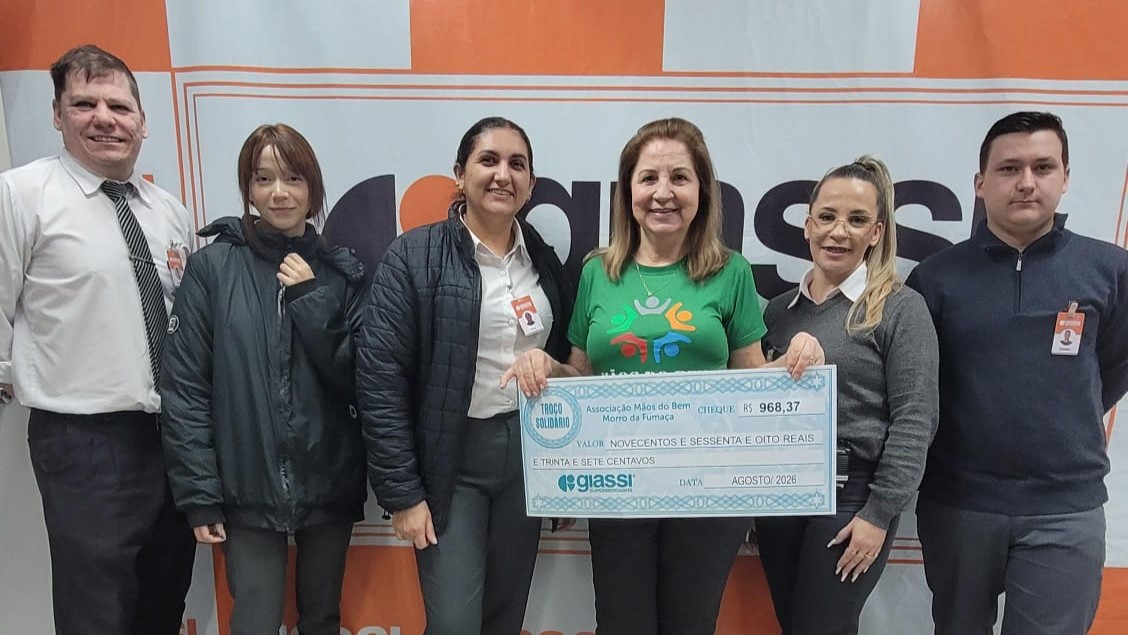 Associação Mãos do Bem recebe quase R$1mil do Troco Solidário
