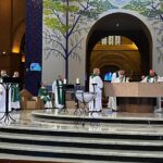 Padre Daniel Zilli concelebra missa no Santuário Nacional de Nossa Senhora Aparecida
