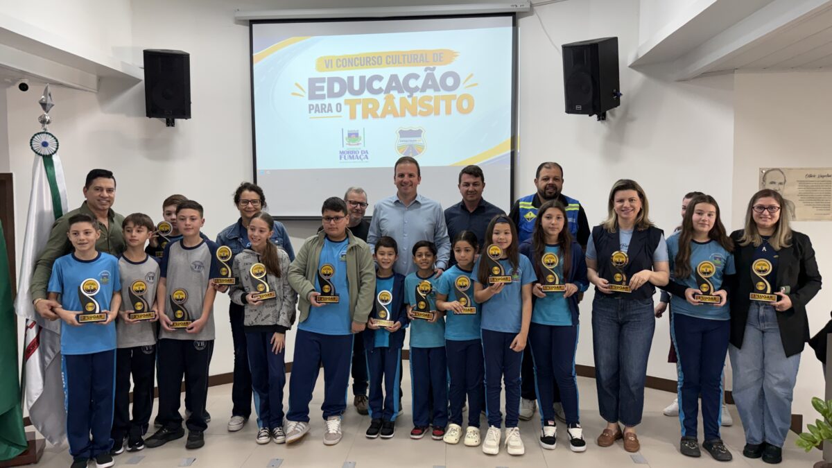 No Dia Nacional do Trânsito, Governo fumacense premia os vencedores do VI Concurso Cultural Educação para o Trânsito