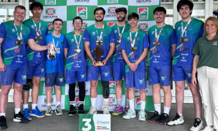 Vôlei Masculino Adulto de Morro da Fumaça conquista terceiro lugar e garante vaga no Estadual do JASC