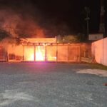 Incêndio atinge pergolado da Feira da Agricultura Familiar em Morro da Fumaça 3 Incêndio atinge pergolado da Feira da Agricultura Familiar em Morro da Fumaça