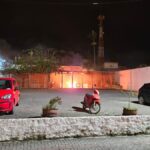 Incêndio atinge pergolado da Feira da Agricultura Familiar em Morro da Fumaça 2 Incêndio atinge pergolado da Feira da Agricultura Familiar em Morro da Fumaça