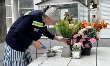 Vigilância Sanitária fumacense orienta população sobre prevenção à dengue no Dia de Finados