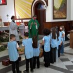 Missa com as Crianças lota Igreja Matriz São Roque em Morro da Fumaça