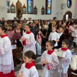 Missa com as Crianças lota Igreja Matriz São Roque em Morro da Fumaça