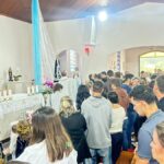 Eleitas rainha e princesas da Festa de Nossa Senhora Aparecida de Mina Fluorita