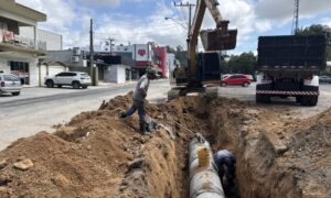 Parque Linear avança com etapa final da drenagem na Rua 15 de Novembro