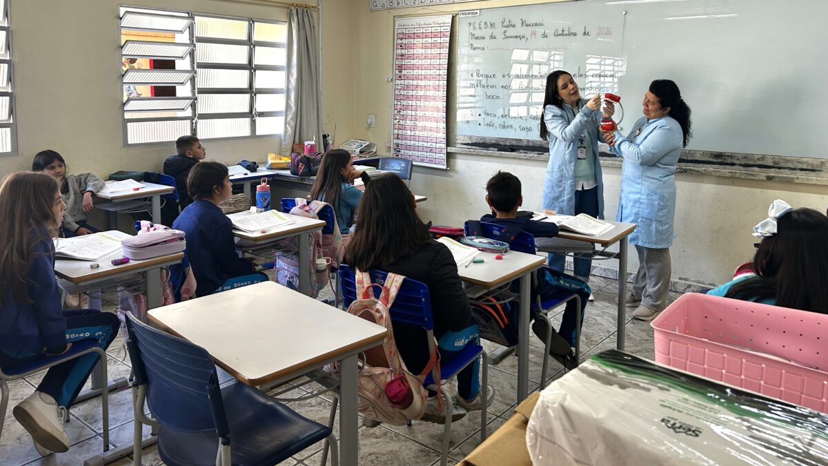 Programa Saúde na Escola contempla cerca de 2 mil alunos em ação voltada a saúde bucal na rede municipal de Morro da Fumaça