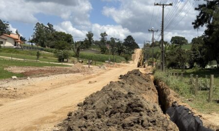 Pavimentação da Rodovia Tranquilo Sartor entra na reta final em Morro da Fumaça